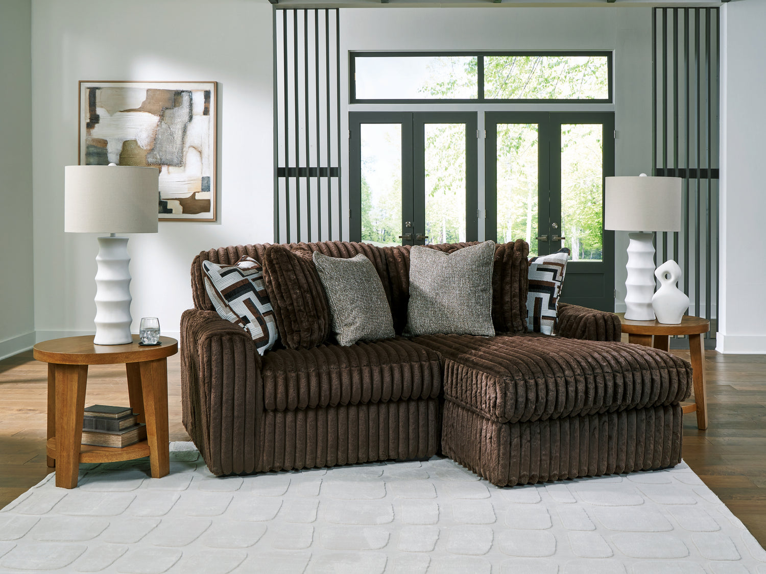 Midnight-Madness 2-Piece Sectional with Chaise - 98104S14