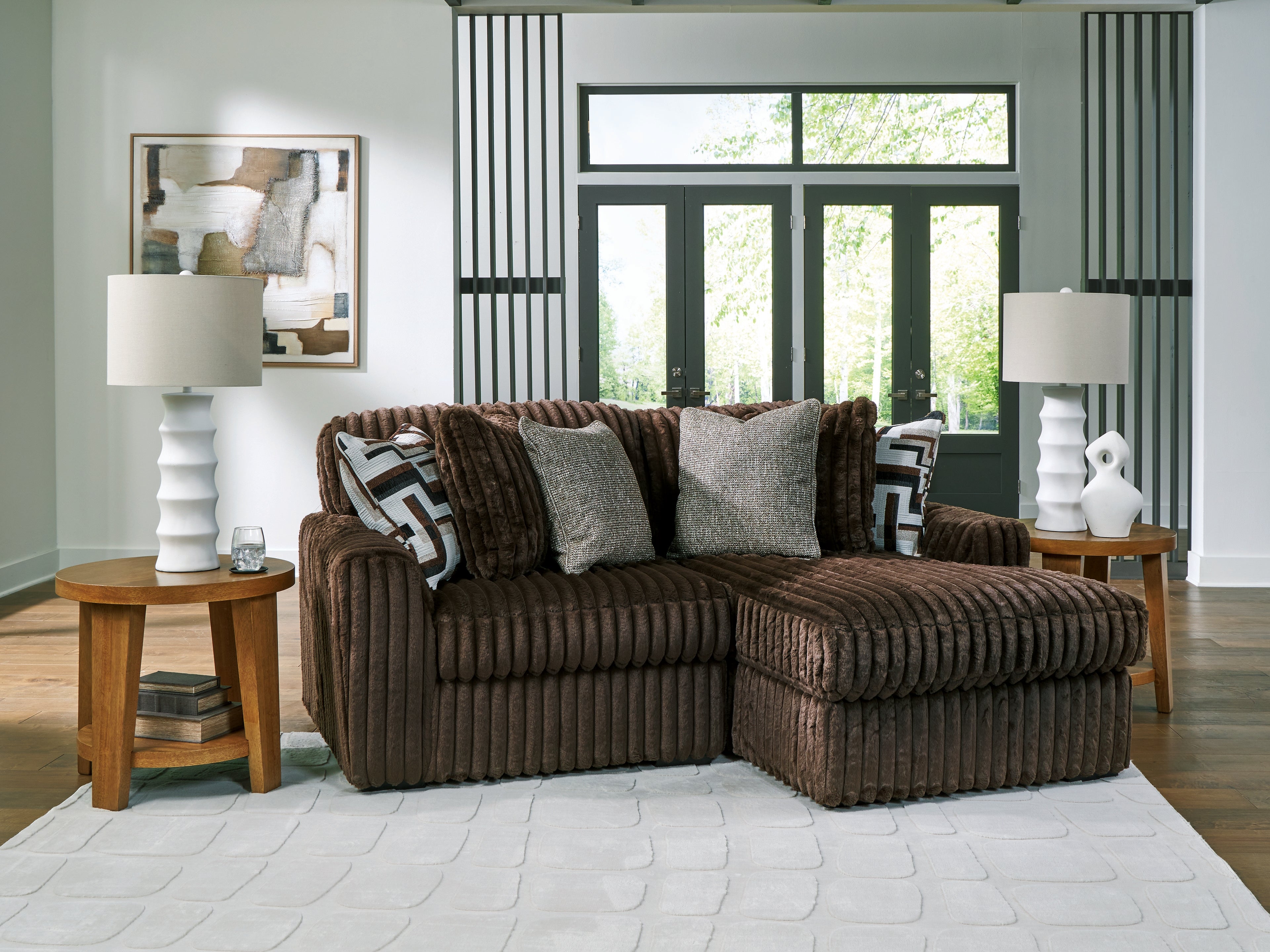 Midnight-Madness 2-Piece Sectional with Chaise - 98104S14