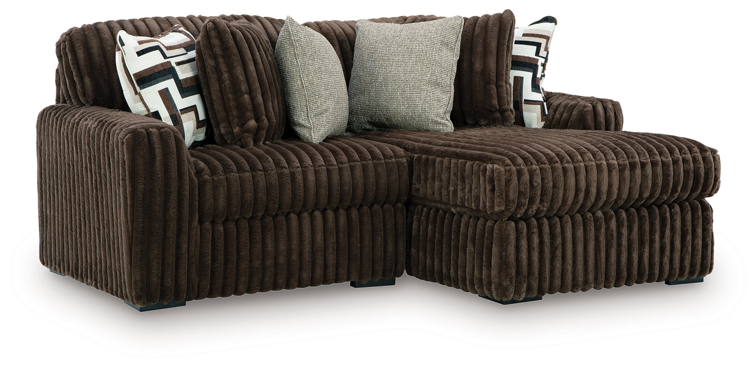 Midnight-Madness 2-Piece Sectional with Chaise - 98104S14