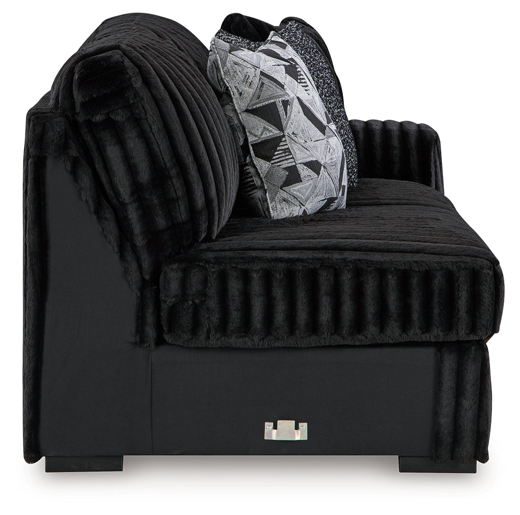 Midnight-Madness 4-Piece Sectional - 98103U11