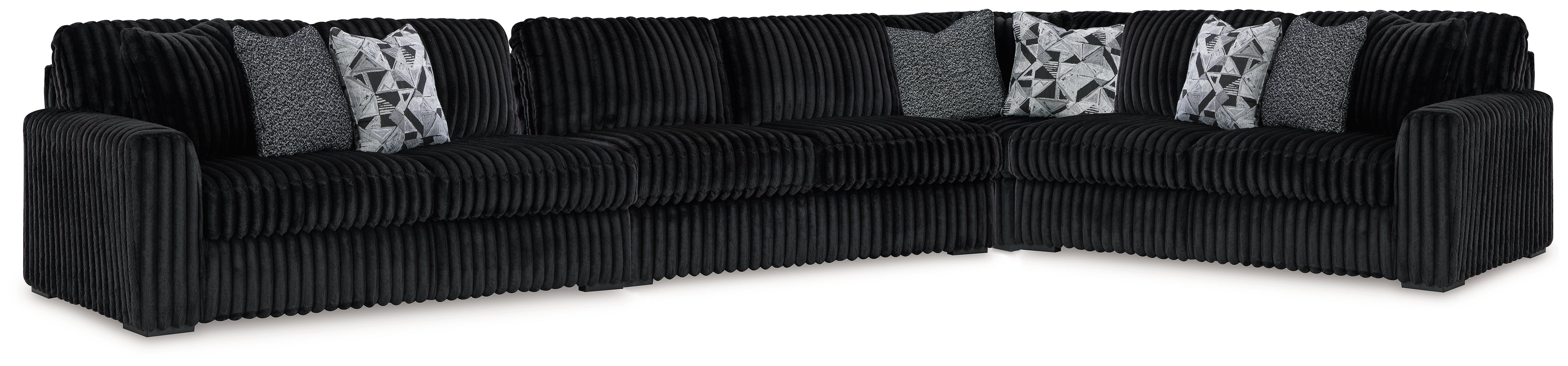Midnight-Madness 4-Piece Sectional - 98103U11