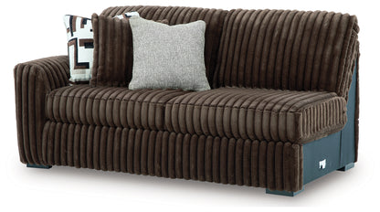 Midnight-Madness 4-Piece Sectional and Oversized Accent Ottoman - 98104U5