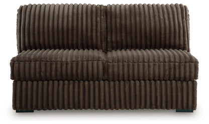 Midnight-Madness 4-Piece Sectional and Oversized Accent Ottoman - 98104U5