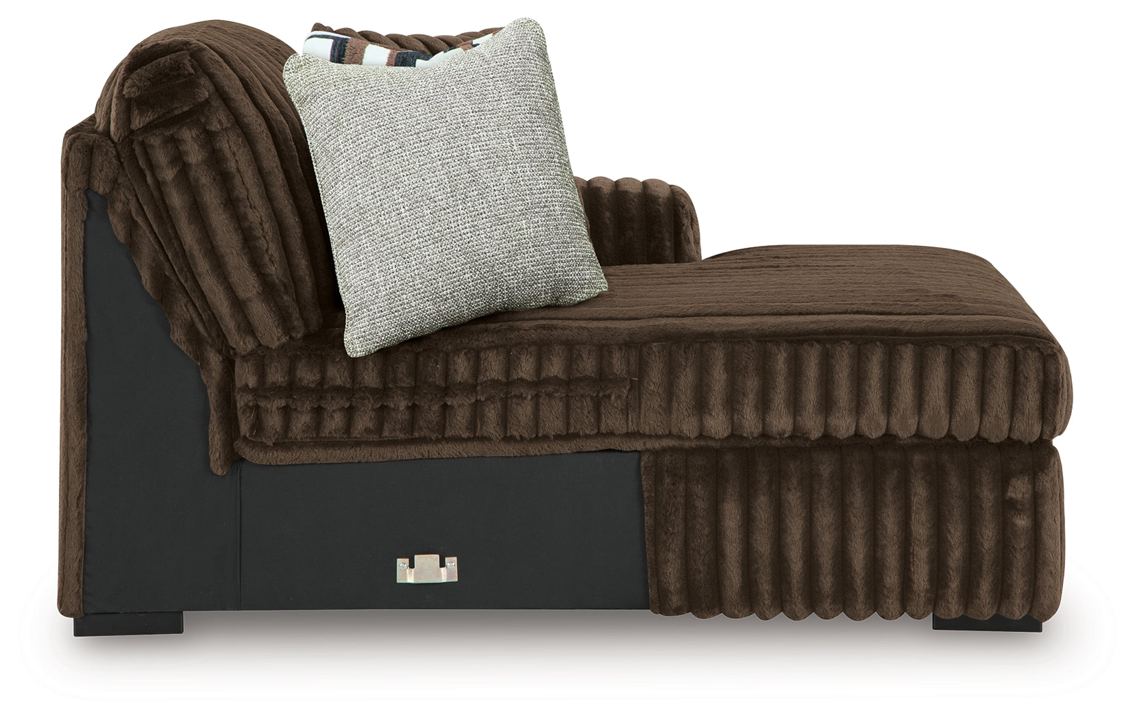 Midnight-Madness 4-Piece Sectional and Oversized Chair - 98104S27