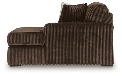 Midnight-Madness 4-Piece Sectional and Oversized Chair - 98104S27