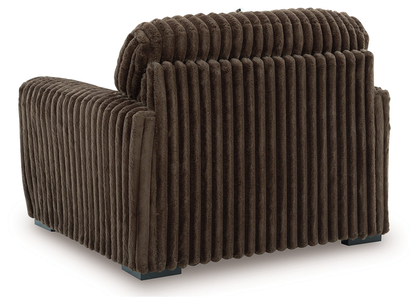 Midnight-Madness 4-Piece Sectional and Oversized Chair - 98104S27