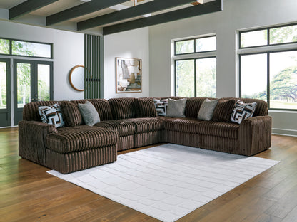 Midnight-Madness 6-Piece Sectional with Chaise - 98104S23