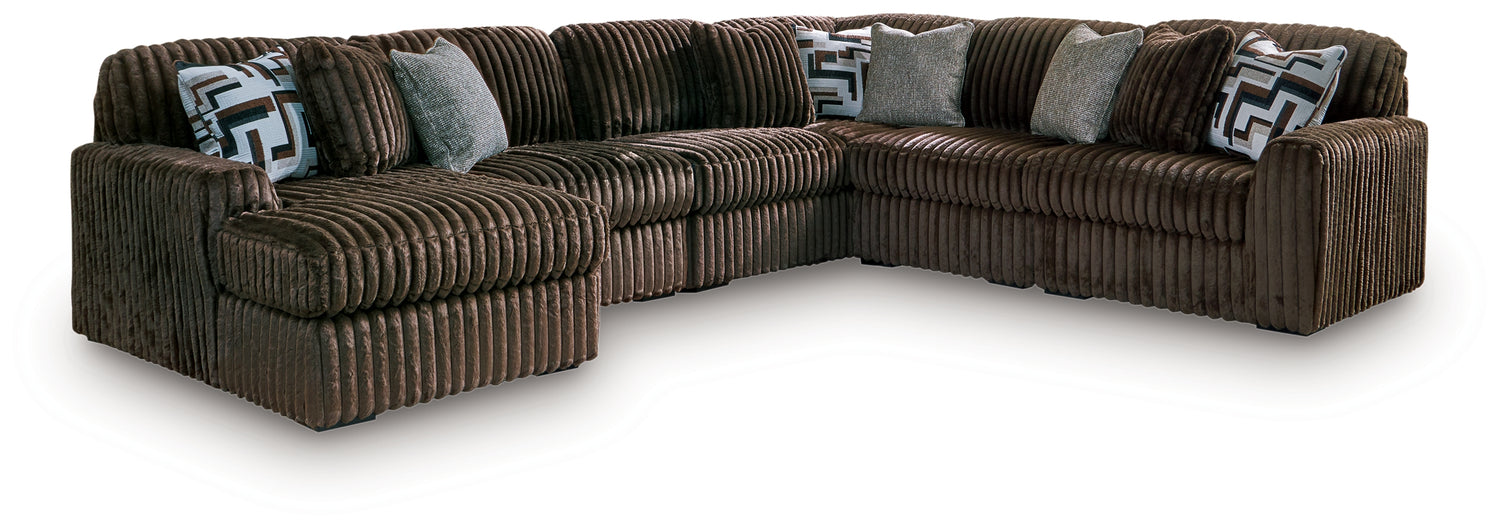 Midnight-Madness 6-Piece Sectional with Chaise - 98104S23