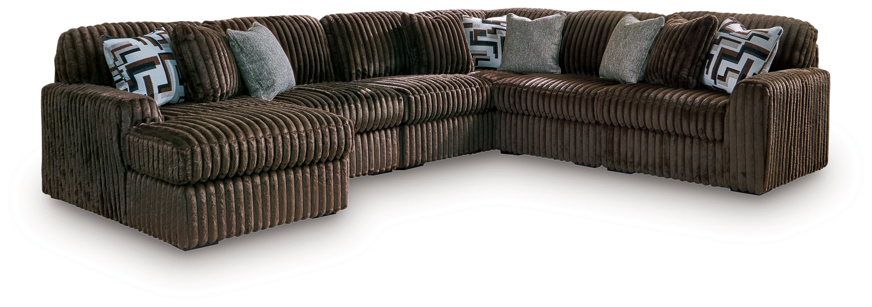 Midnight-Madness 6-Piece Sectional with Chaise - 98104S23