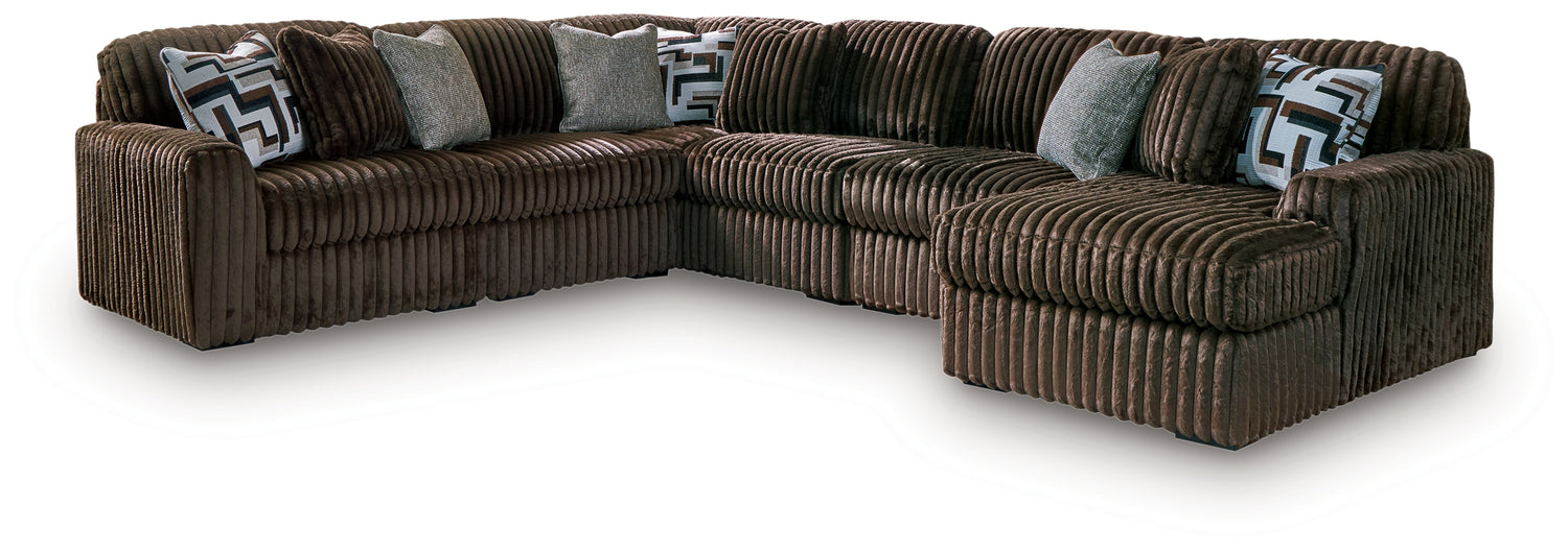 Midnight-Madness 6-Piece Sectional with Chaise - 98104S24