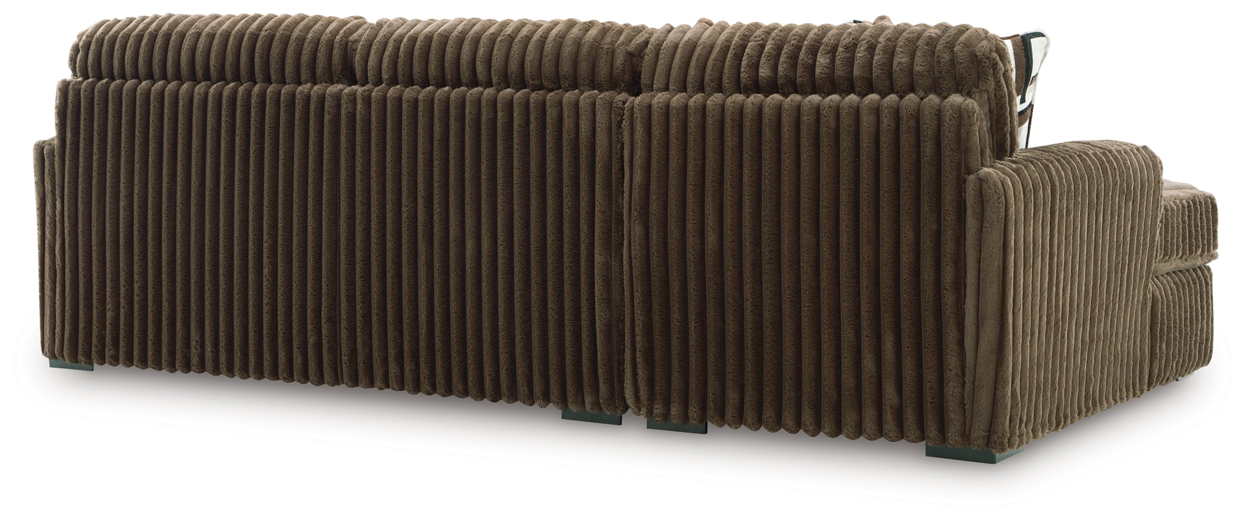 Midnight-Madness Chocolate 2-Piece Sectional Sofa with Chaise - 98104S1