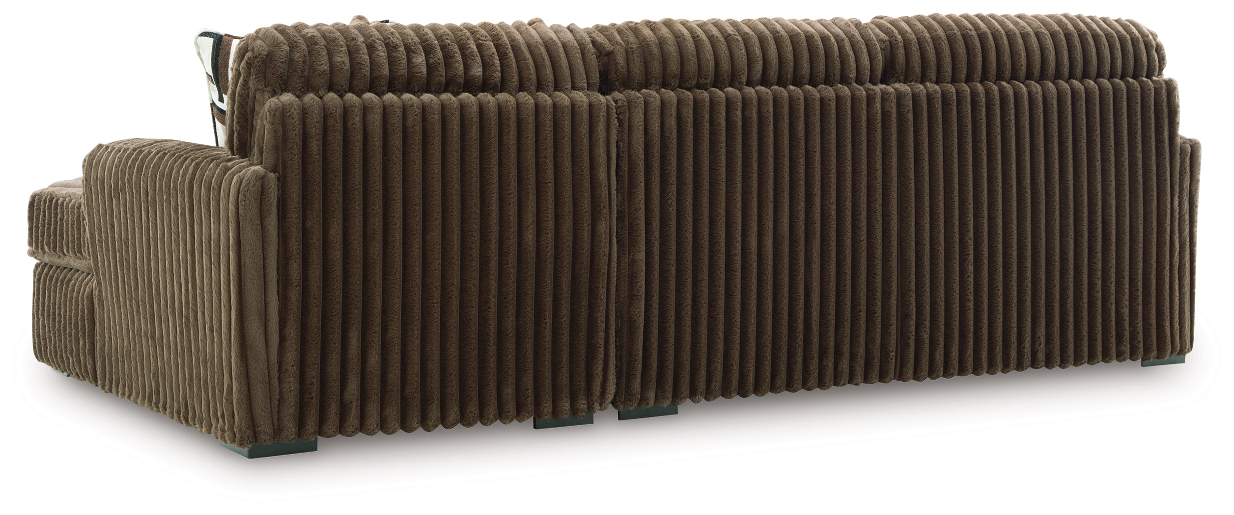 Midnight-Madness Chocolate 2-Piece Sectional Sofa with Chaise - 98104S2