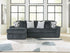 Midnight-Madness Gunmetal 2-Piece Sectional Sofa Chaise - 98105S4