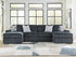 Midnight-Madness Gunmetal 3-Piece Double Chaise Sectional - 98105S7