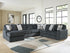 Midnight-Madness Gunmetal 4-Piece Sectional with Chaise - 98105S1