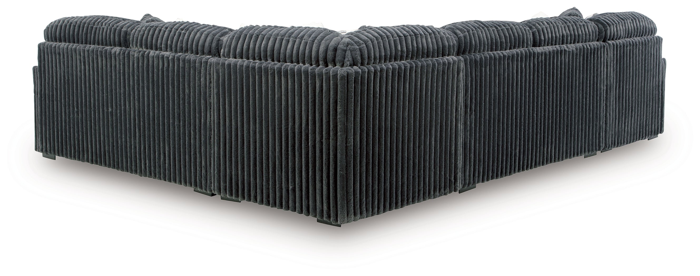 Midnight-Madness Gunmetal 4-Piece Sectional with Chaise - 98105S1
