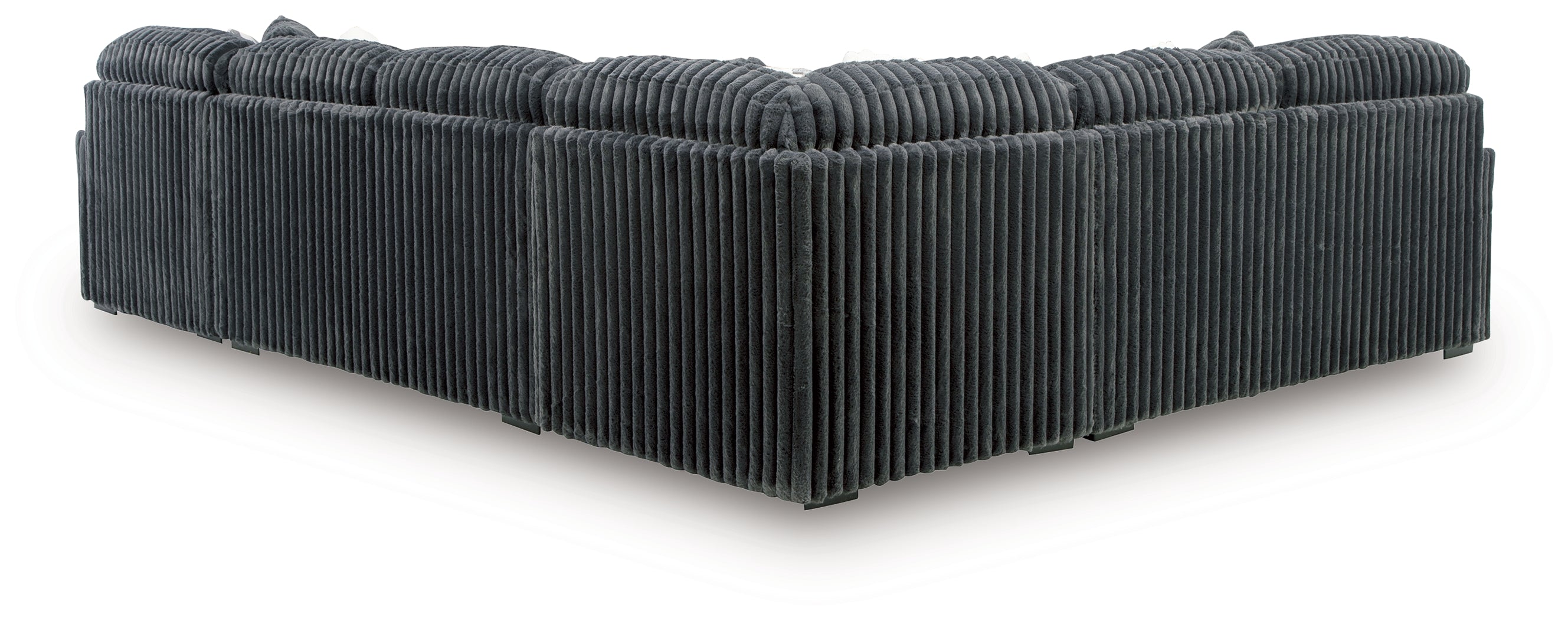 Midnight-Madness Gunmetal 4-Piece Sectional with Chaise - 98105S2