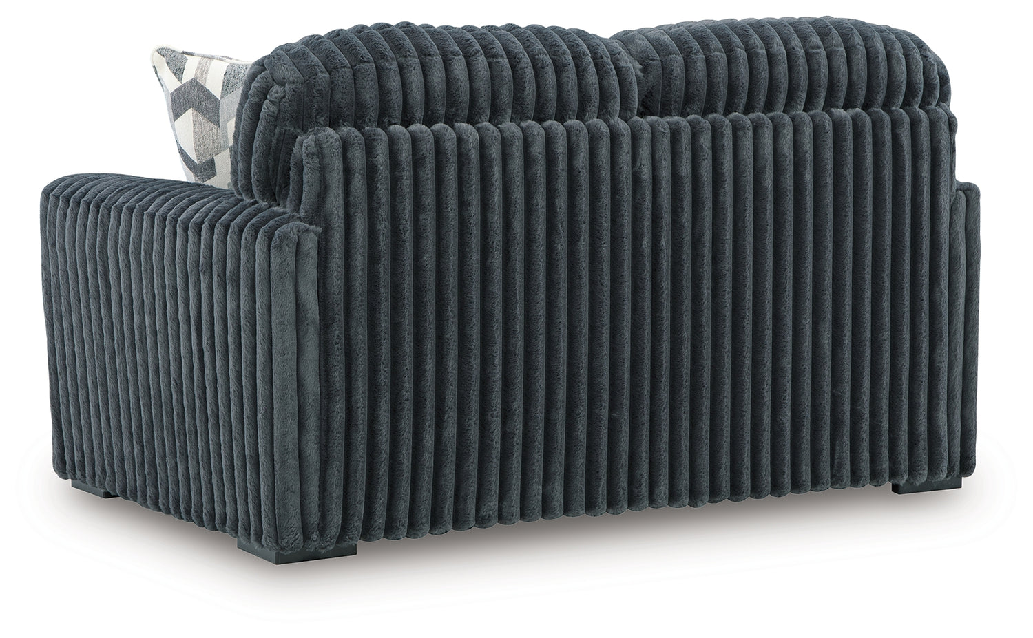 Midnight-Madness Gunmetal Loveseat - 9810535
