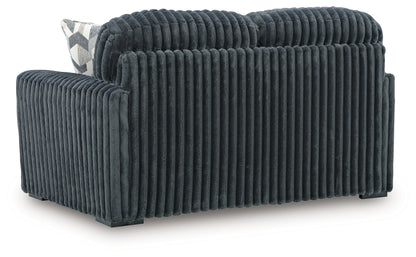 Midnight-Madness Gunmetal Loveseat - 9810535