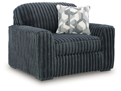 Midnight-Madness Gunmetal Oversized Chair - 9810523
