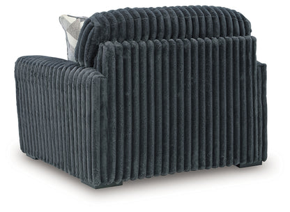 Midnight-Madness Gunmetal Oversized Chair - 9810523