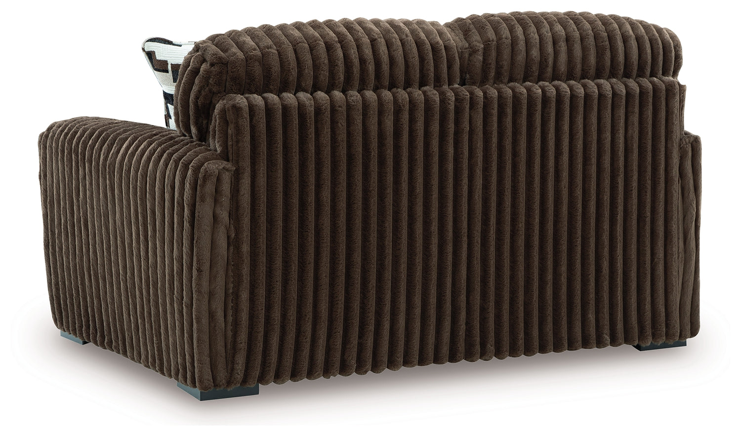 Midnight-Madness Loveseat, Oversized Chaise and Ottoman - 98104U3