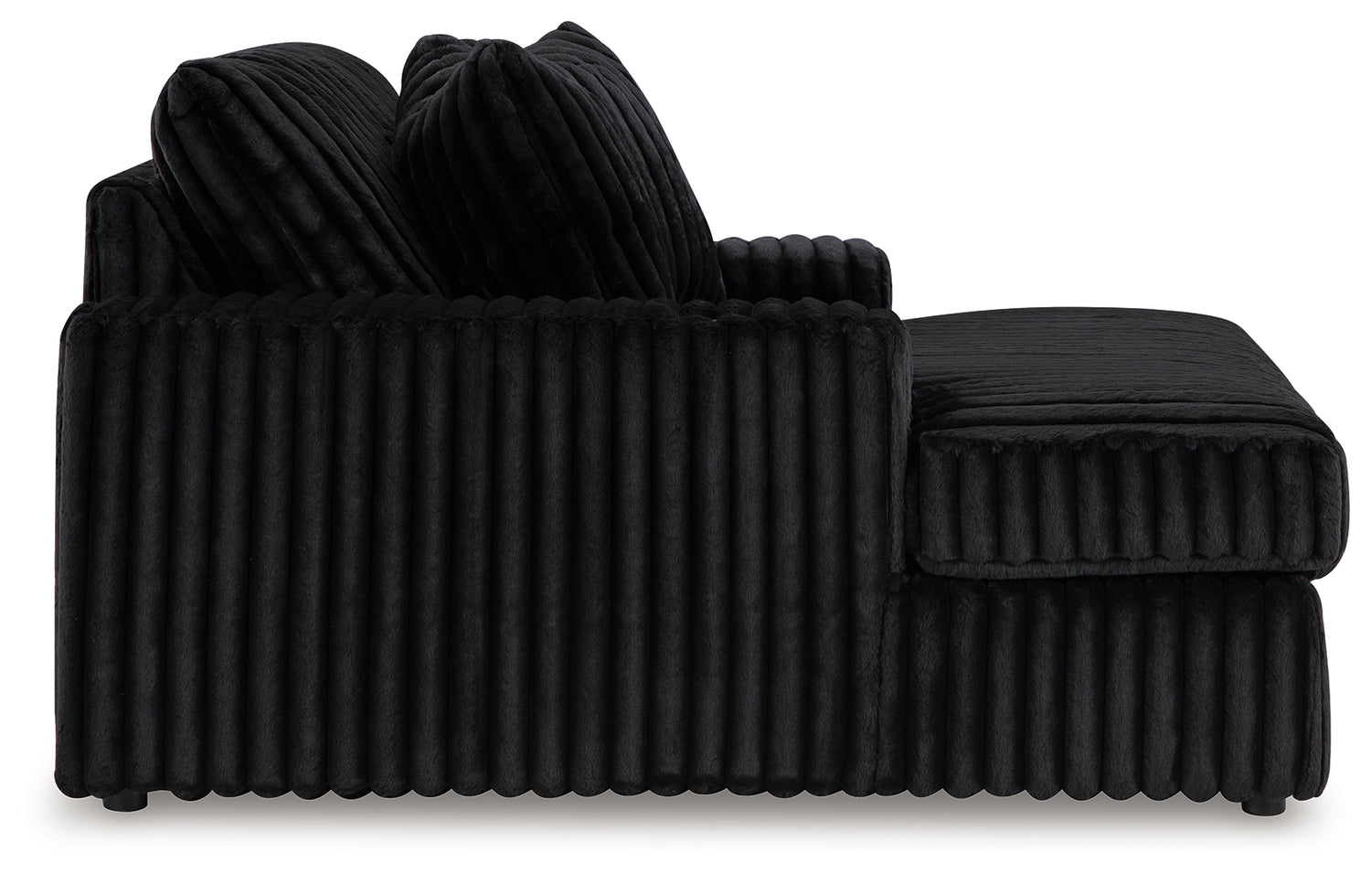 Midnight-Madness Onyx 2-Piece Sectional and Oversized Chaise - 98103U5