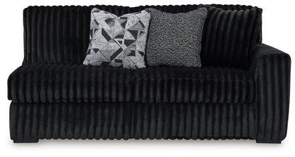 Midnight-Madness Onyx 3-Piece Sectional with Chaise - 98103S10