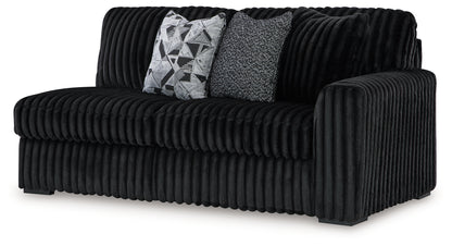 Midnight-Madness Onyx 3-Piece Sectional with Chaise - 98103S10