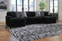 Midnight-Madness Onyx 3-Piece Sectional with Chaise - 98103S5