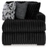 Midnight-Madness Onyx 3-Piece Sectional with Chaise - 98103S9