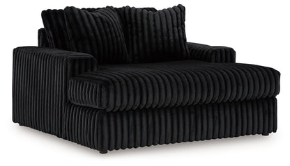 Midnight-Madness Onyx 4-Piece Sectional and Oversized Chaise - 98103U2