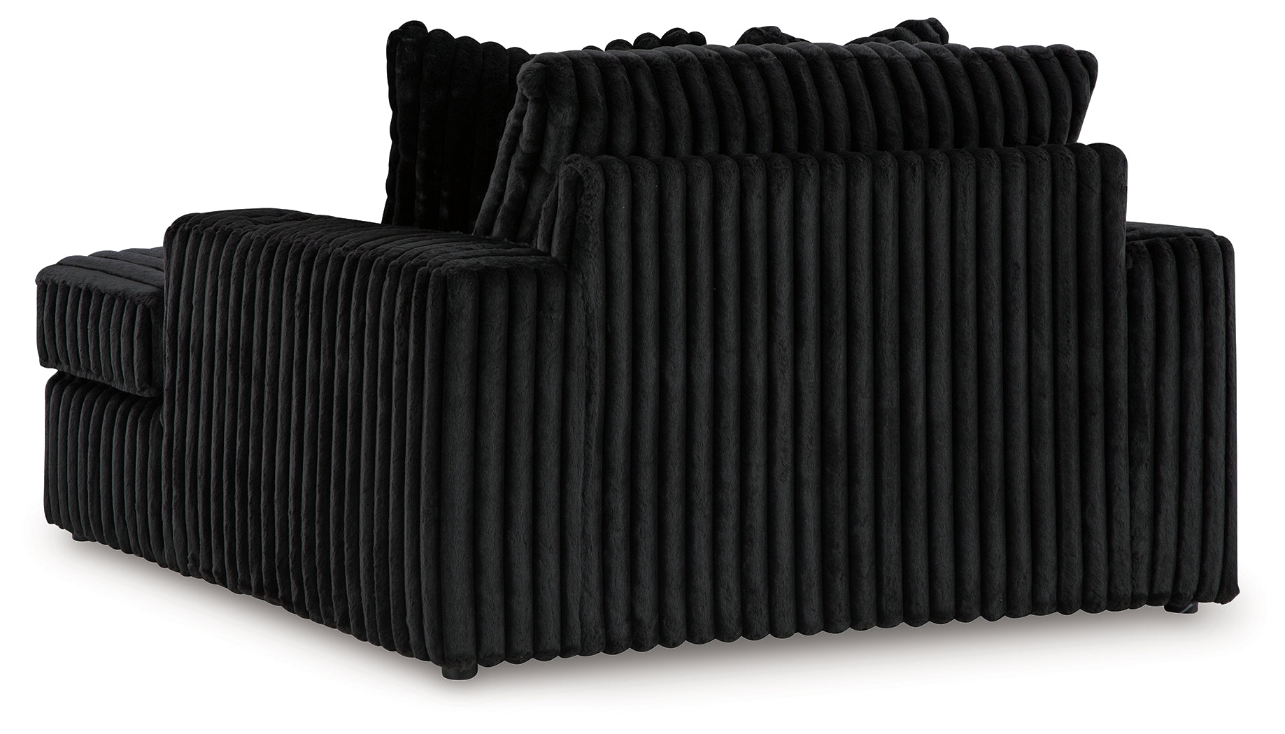 Midnight-Madness Onyx 4-Piece Sectional and Oversized Chaise - 98103U2