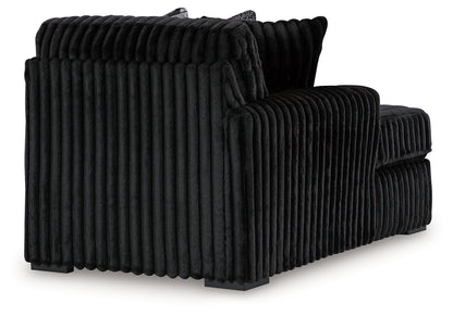 Midnight-Madness Onyx Left-Arm Facing Corner Chaise - 9810316