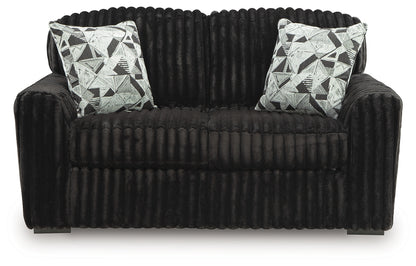 Midnight-Madness Onyx Loveseat - 9810335