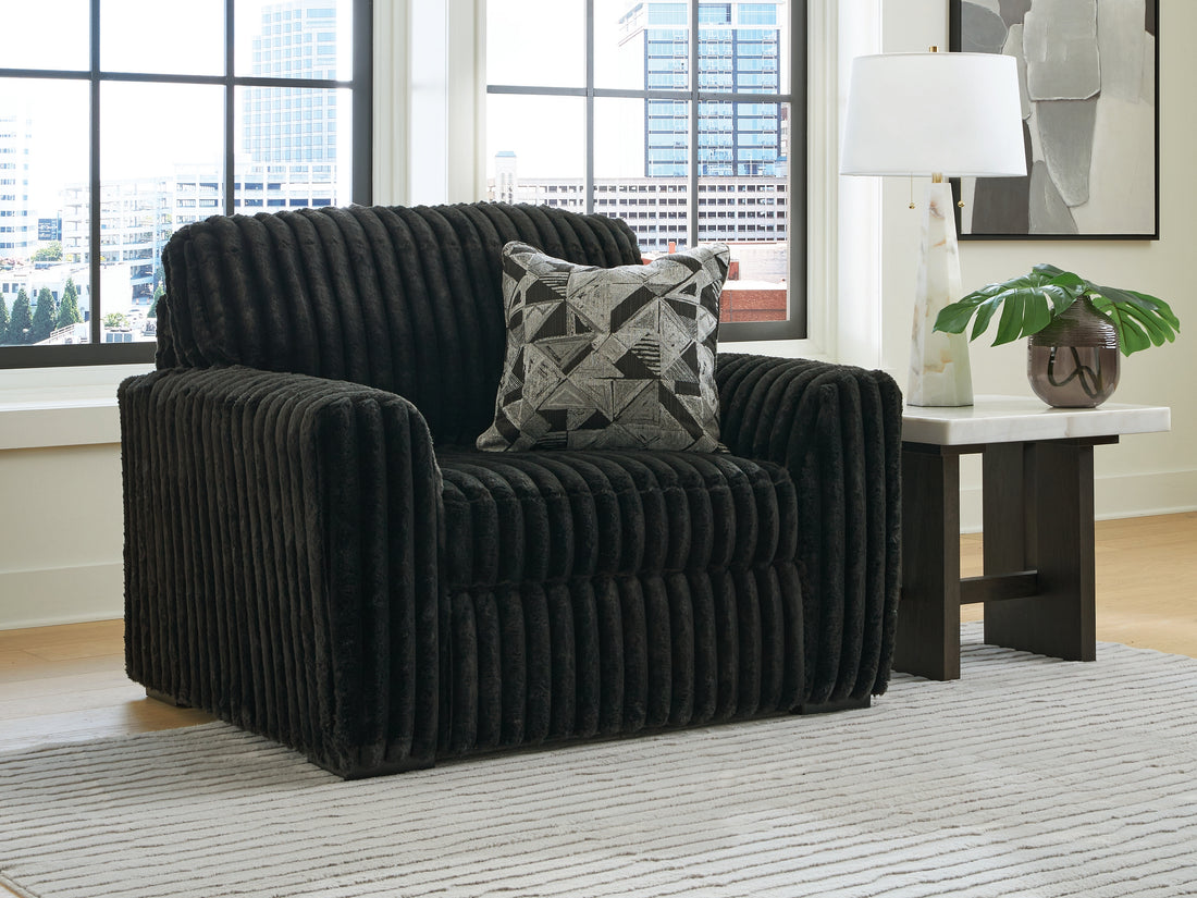 Midnight-Madness Onyx Oversized Chair - 9810323