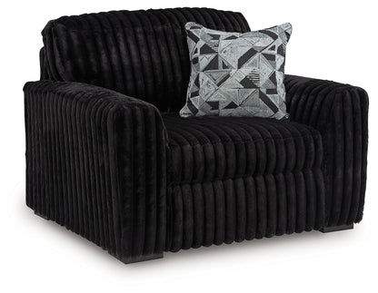 Midnight-Madness Onyx Oversized Chair - 9810323