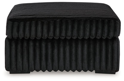 Midnight-Madness Oversized Chaise and Oversized Accent Ottoman - 98103U10