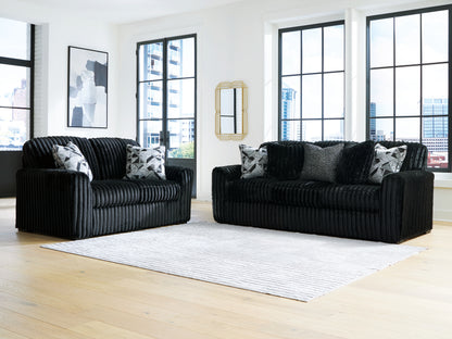 Midnight-Madness Sofa and Loveseat - 98103U9