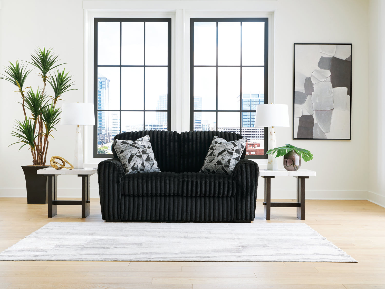Midnight-Madness Sofa and Loveseat - 98103U9