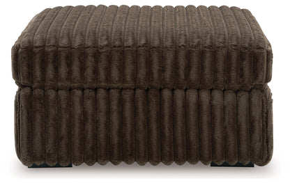 Midnight-Madness Sofa, Loveseat and Oversized Accent Ottoman - 98104U2