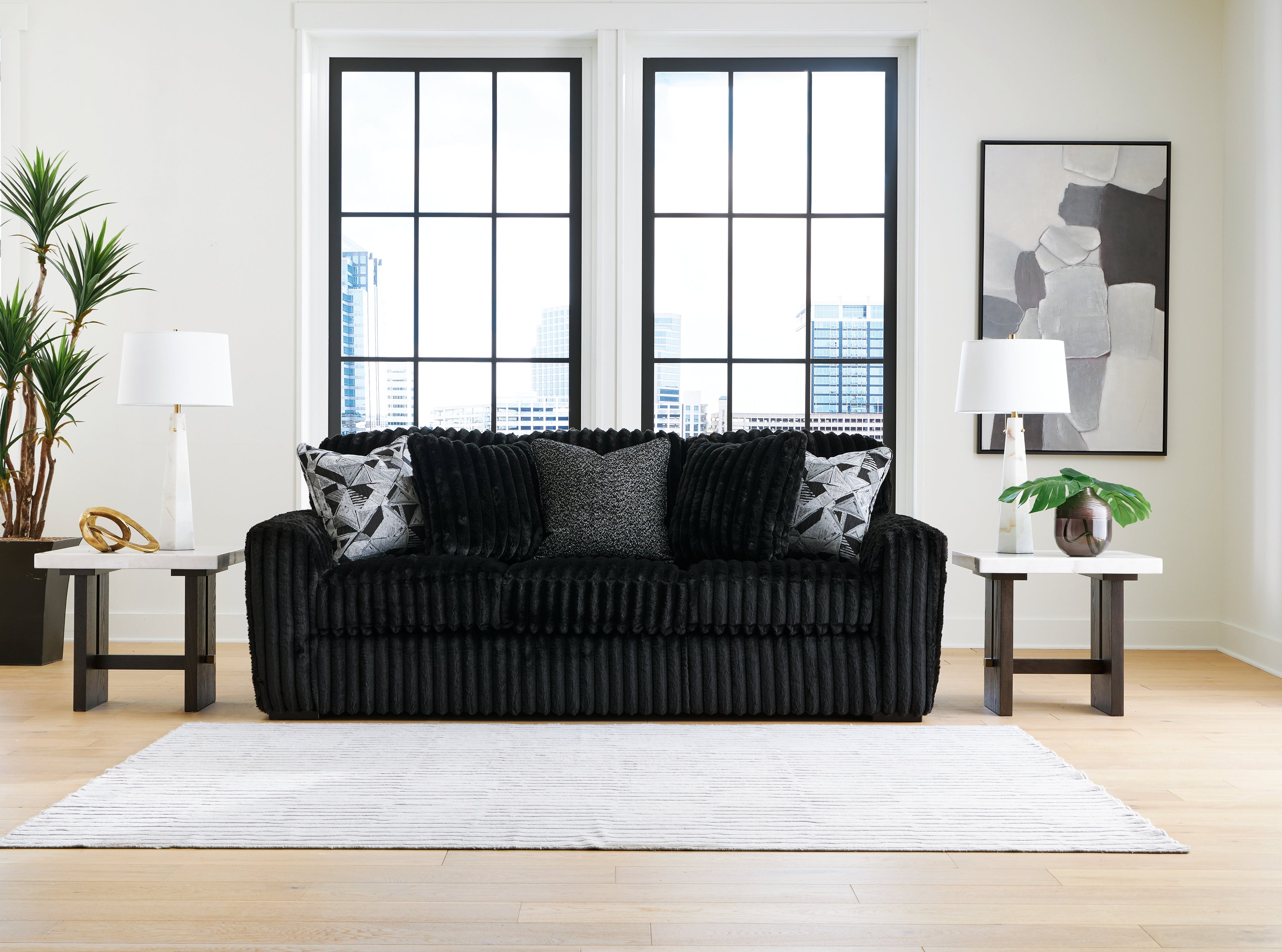 Midnight-Madness Sofa, Loveseat and Oversized Chair - 98103U14