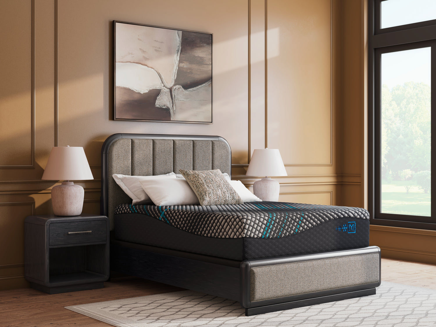 Millennium 2.0 Hybrid 14 Inch Black California King Mattress - M31451