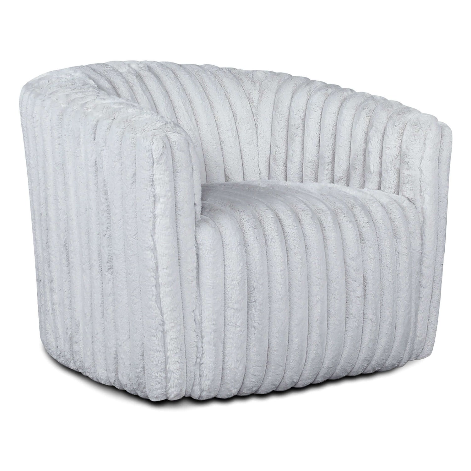 Mira Light Grey Velvet Swivel Chair - SCH03500301