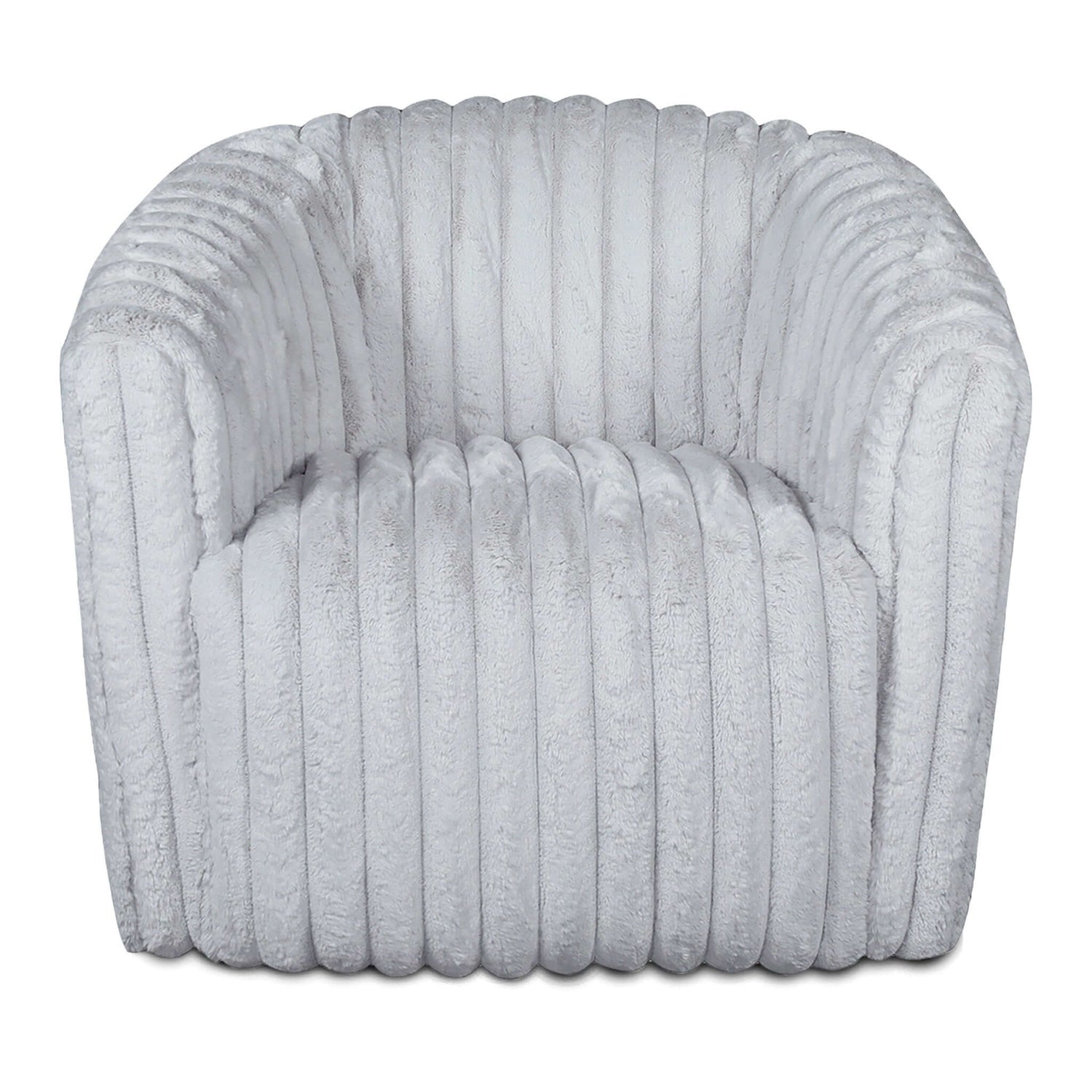 Mira Light Grey Velvet Swivel Chair - SCH03500301