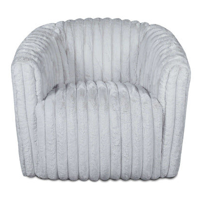 Mira Light Grey Velvet Swivel Chair - SCH03500301