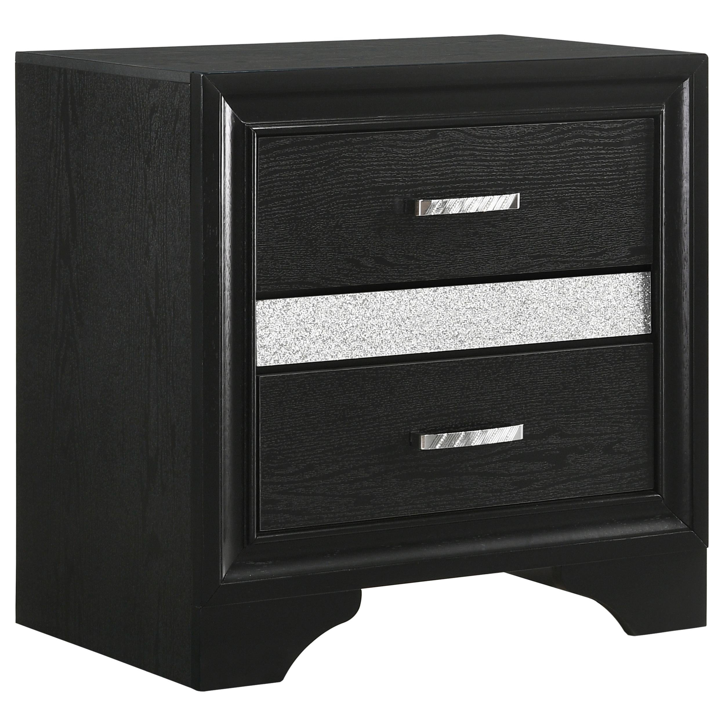 Miranda 4-piece California King Bedroom Set Black - 206360KW-S4