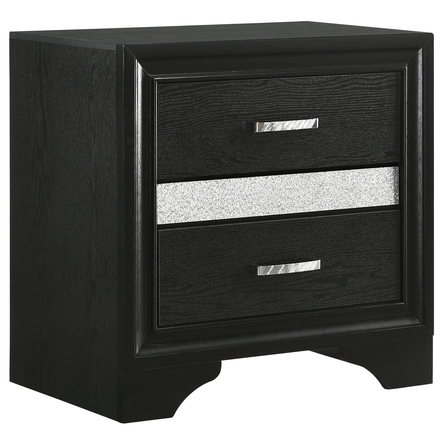 Miranda 4-piece Eastern King Bedroom Set Black - 206360KE-S4