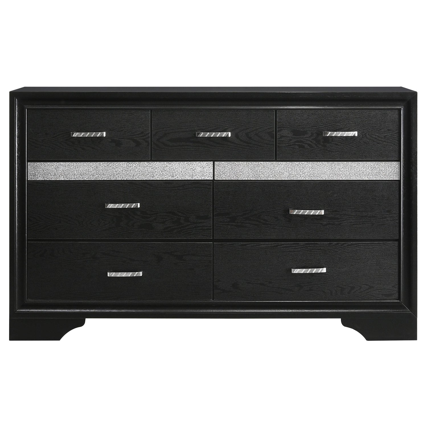 Miranda 4-piece Eastern King Bedroom Set Black - 206360KE-S4
