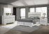 Miranda 4-piece Eastern King Bedroom Set White - 205110KE-S4